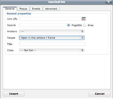 Adding a Link to MODX Step 3